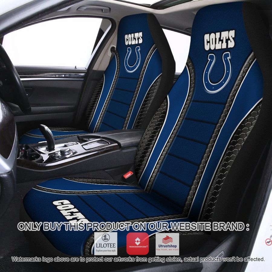 indianapolis colts navy blue car seat covers 1 48314