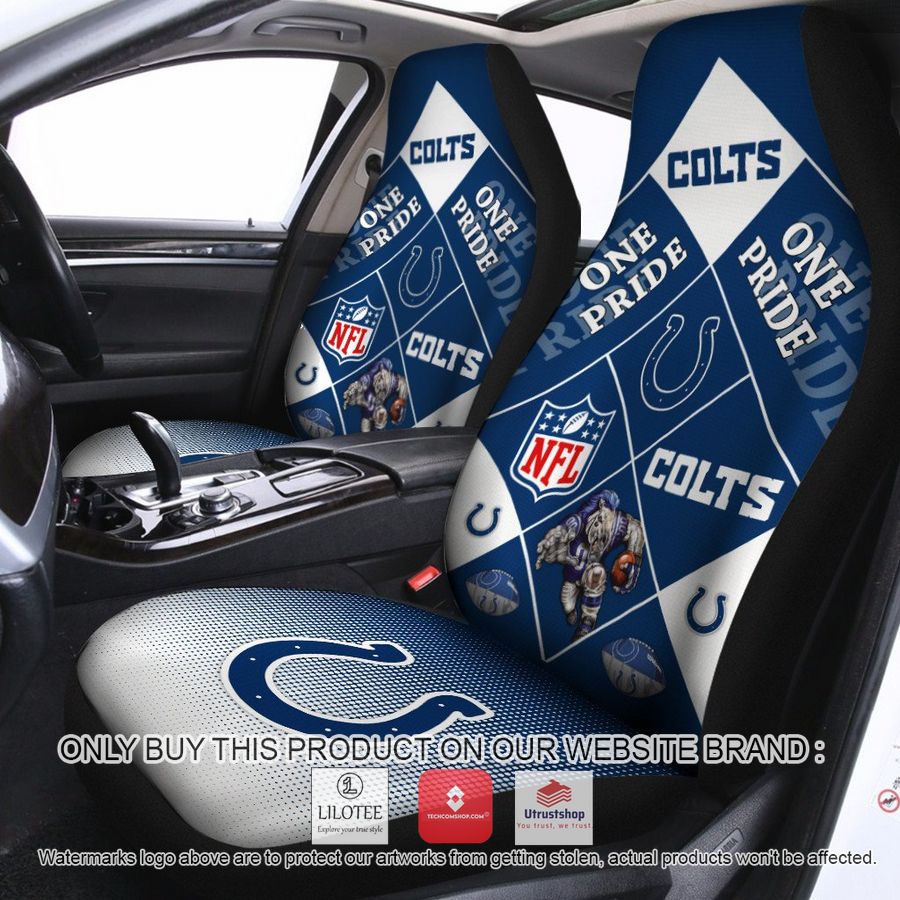 indianapolis colts one pride car seat covers 1 42238