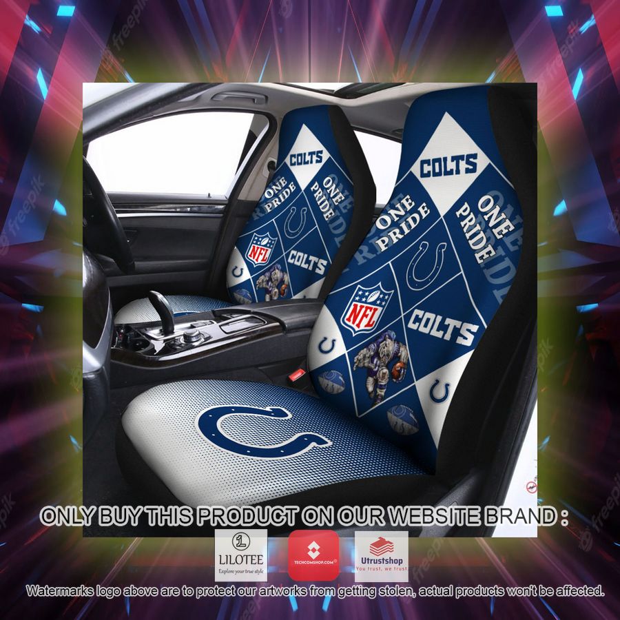 indianapolis colts one pride car seat covers 2 65288
