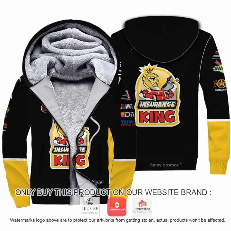 insurance king josh bilicki nascar 2022 racing fleece hoodie 1 48744