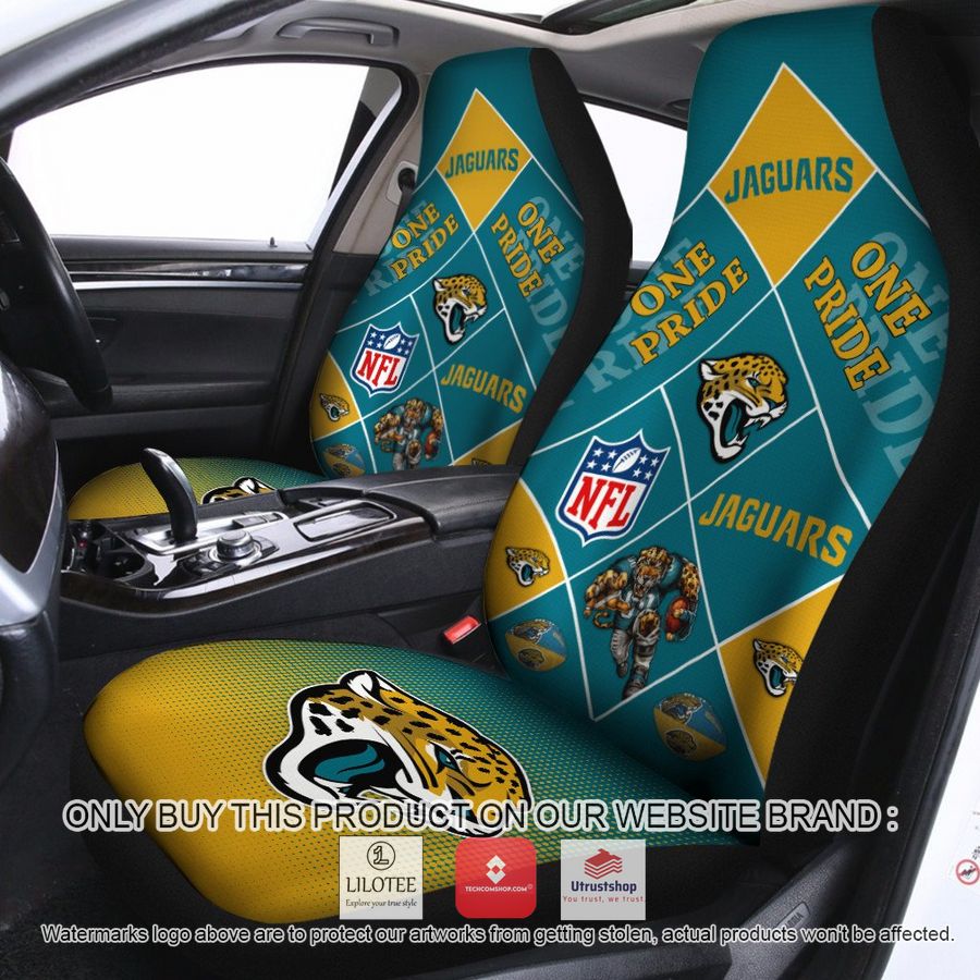 jacksonville jaguars one pride car seat covers 1 85323
