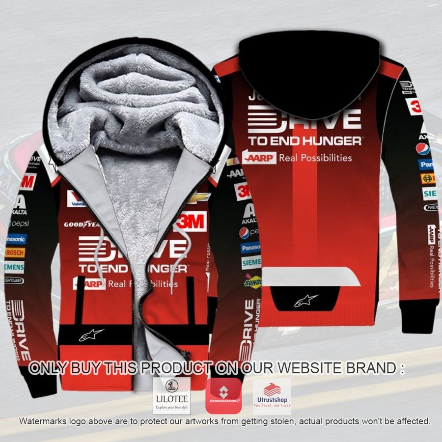 jeff gordon 2015 racing fleece hoodie 1 28428
