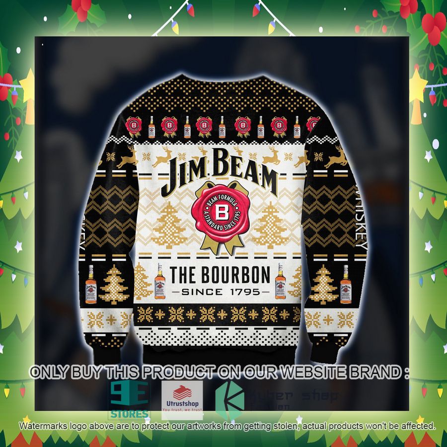 jim beam the bourbon since 1795 knitted wool sweater 4 17660