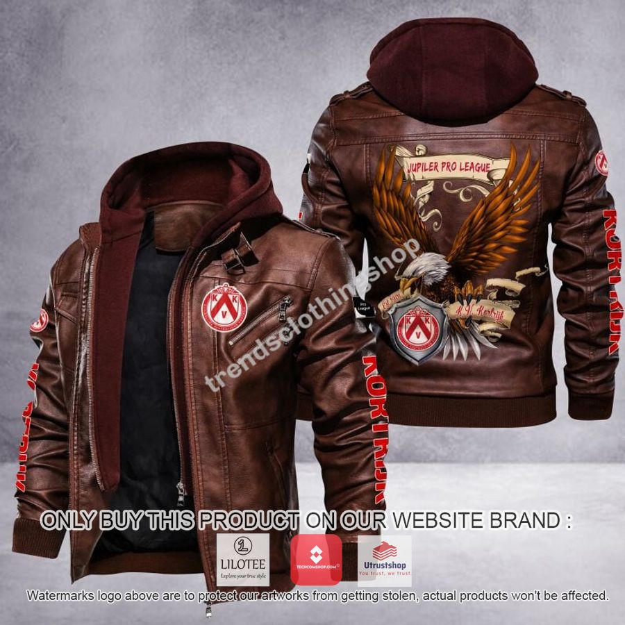 k v kortrijk eagle league leather jacket 2 54569