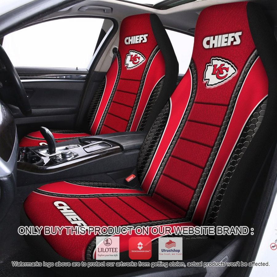 kansas city chiefs red car seat covers 1 90858