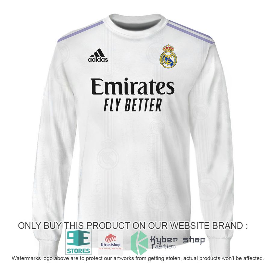 karim benzema 9 real madrid fc emirates fly better white shirt hoodie 5 20285