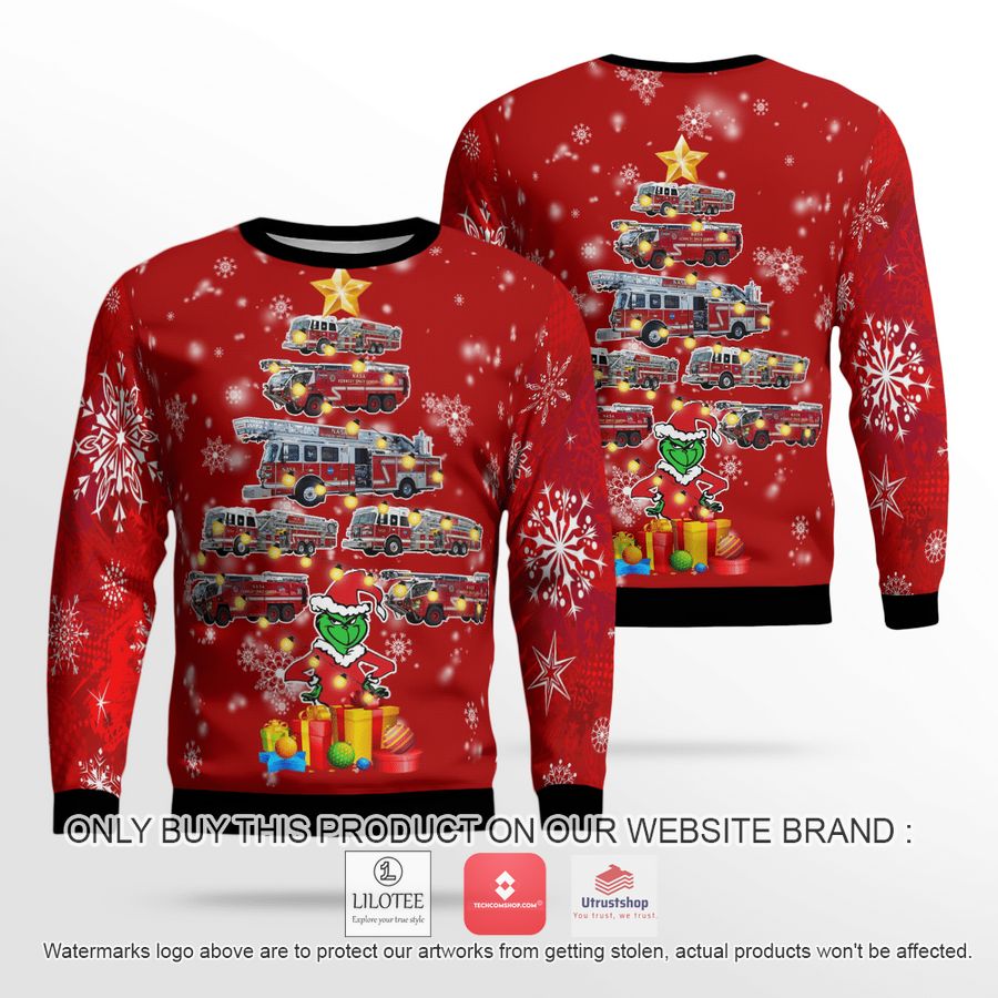 kennedy space center florida nasa kennedy space center fire rescue christmas sweater 2 63862