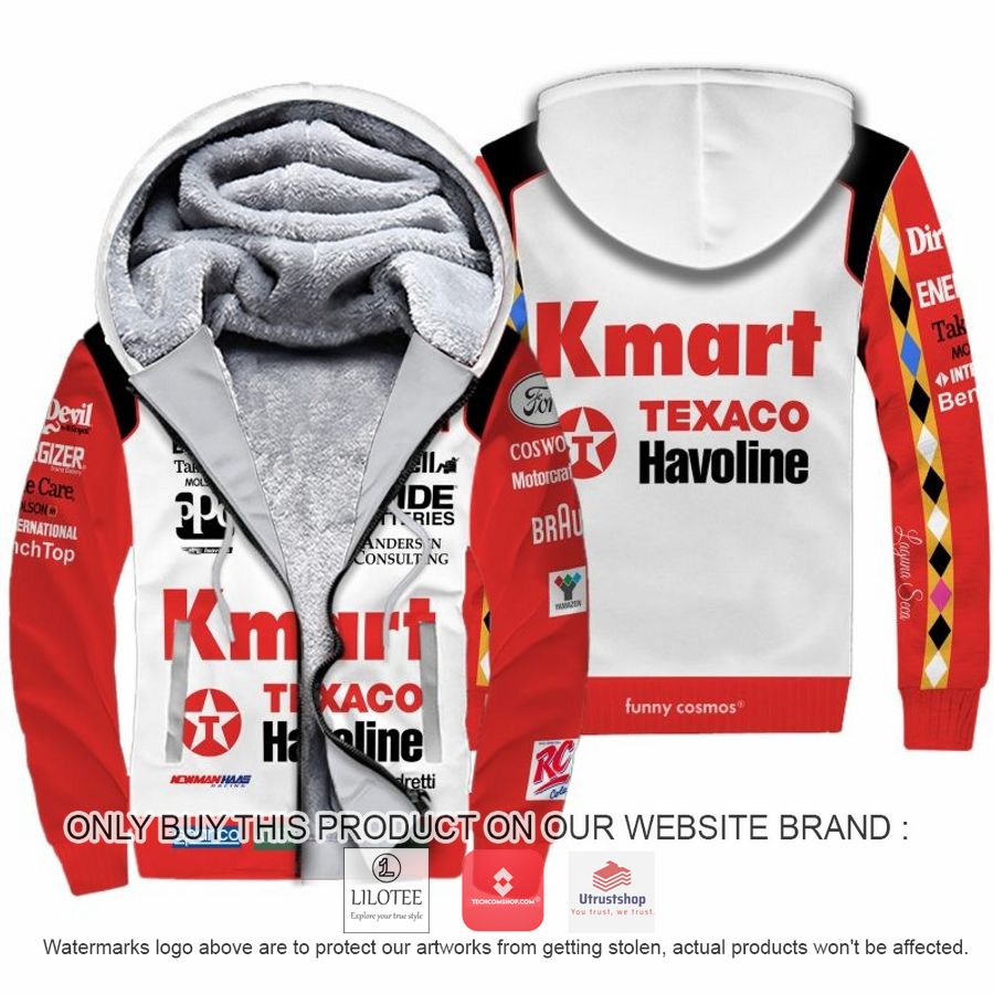kmart mario andretti racing fleece hoodie 1 55239