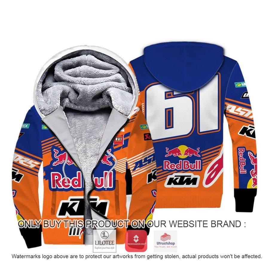 ktm motocross jorge prado racing motor fleece hoodie 1 92424