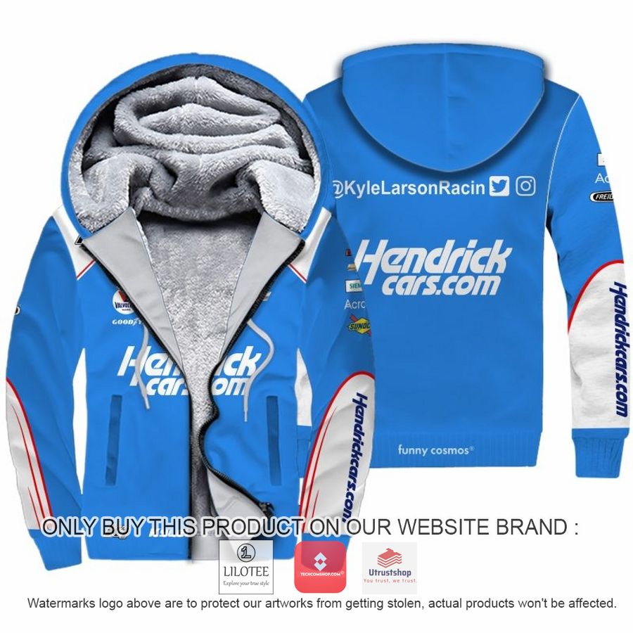 kyle larson nascar 2022 racing fleece hoodie 1 34537