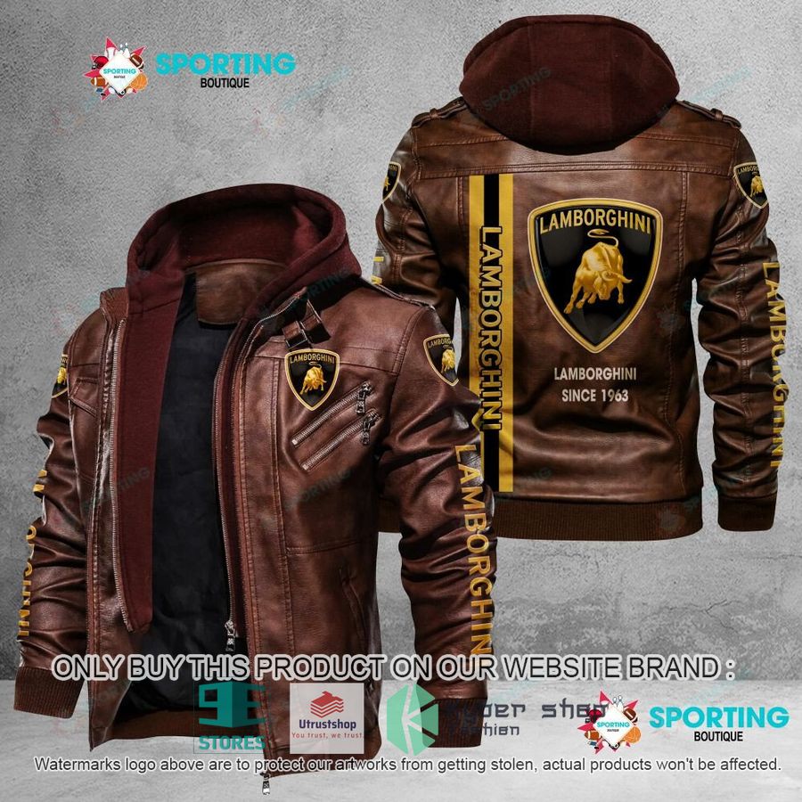 lamborghini since 1963 leather jacket 2 17673