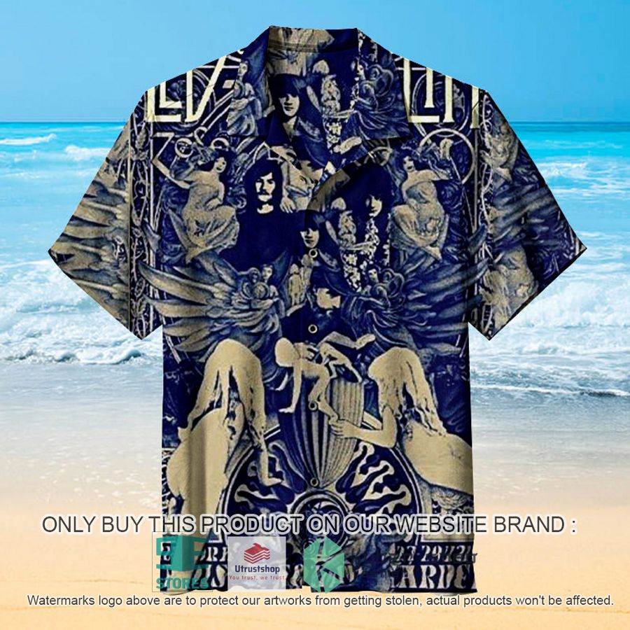 led zeppelin band art hawaiian shirt 1 98884