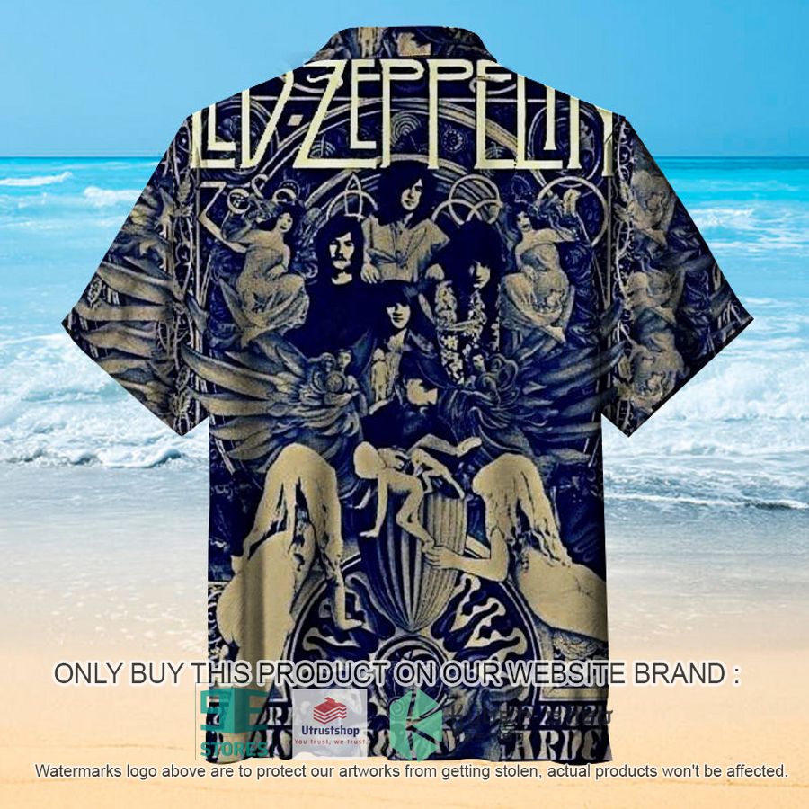 led zeppelin band art hawaiian shirt 2 44420