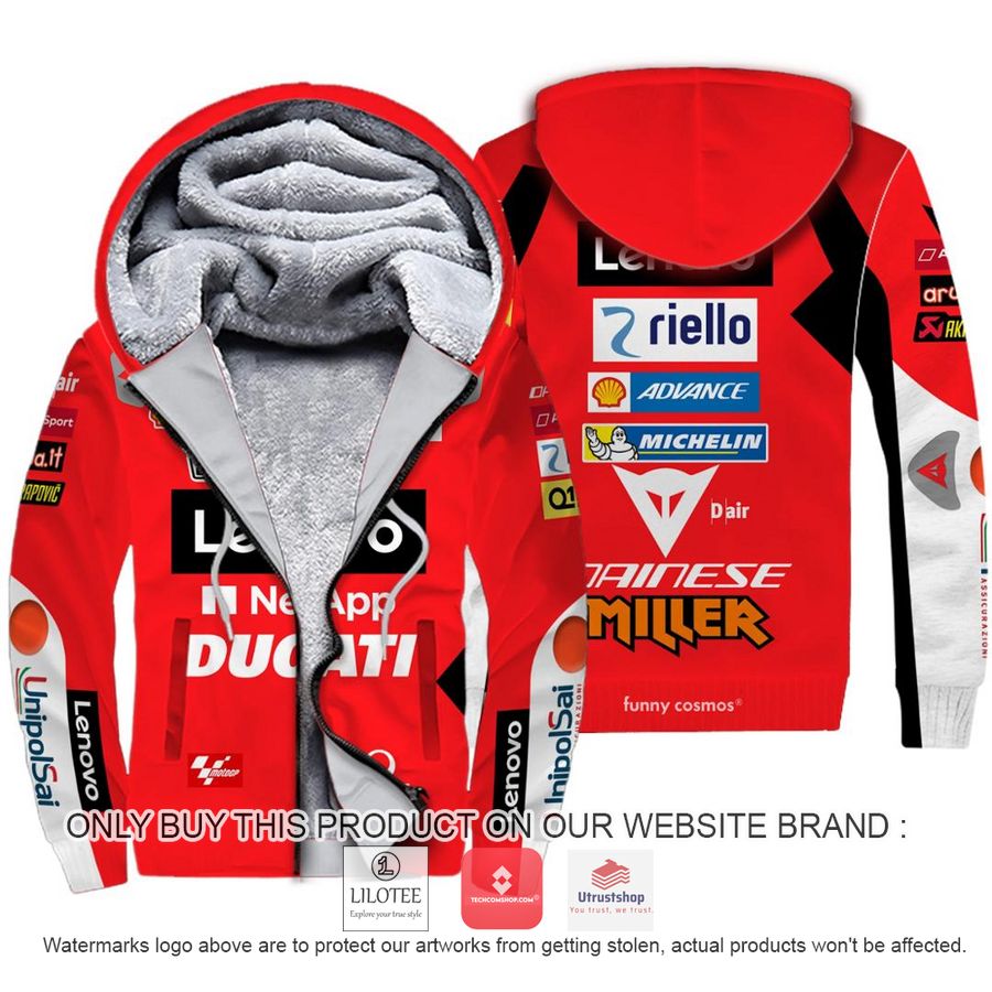 lenovo jack miller 2022 racing motogp fleece hoodie 1 60543