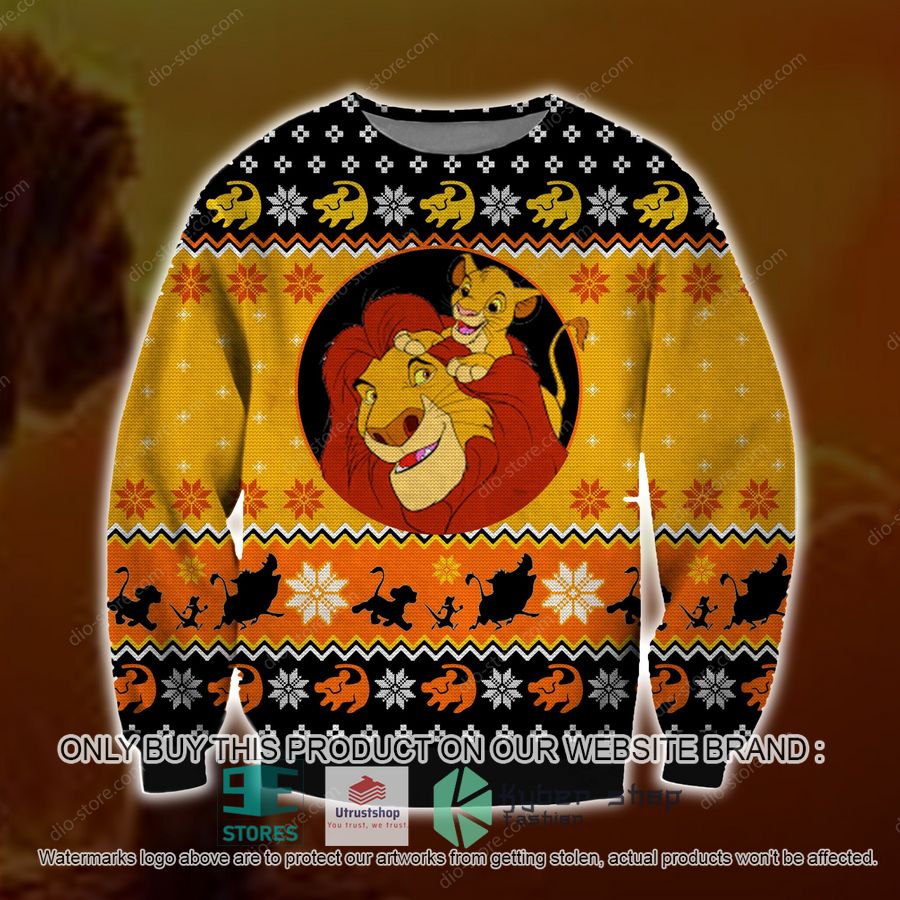 lion king knitted wool sweater 1 81838
