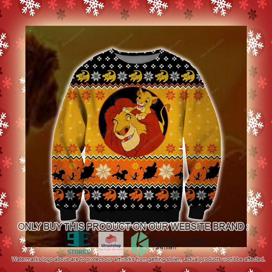 lion king knitted wool sweater 3 37262