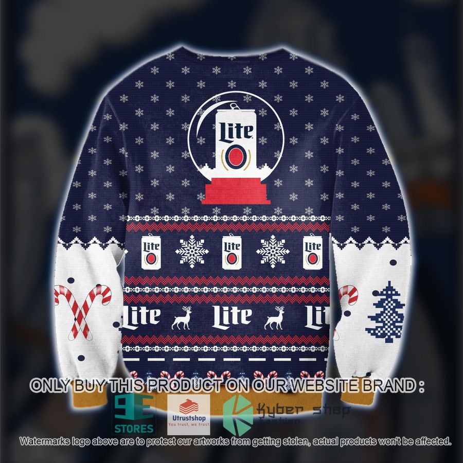 lite beer blue knitted wool sweater 2 66027