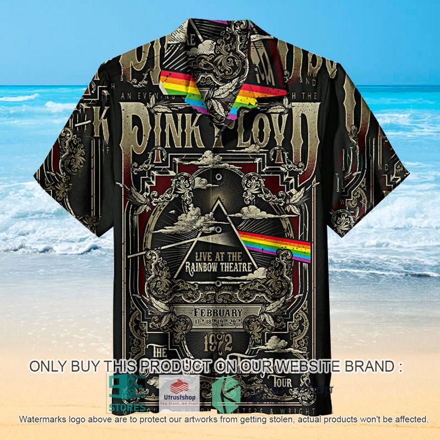 live at the rainbow theatre pink floyd band black hawaiian shirt 1 80384