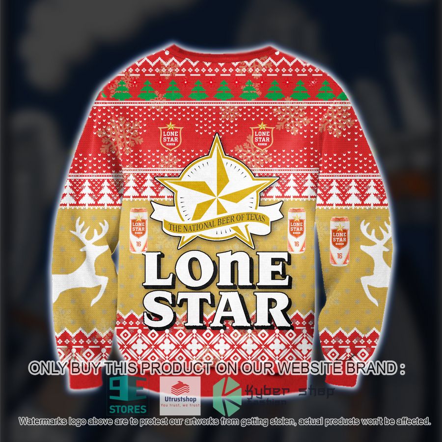 lonestar beer knitted wool sweater 2 30881