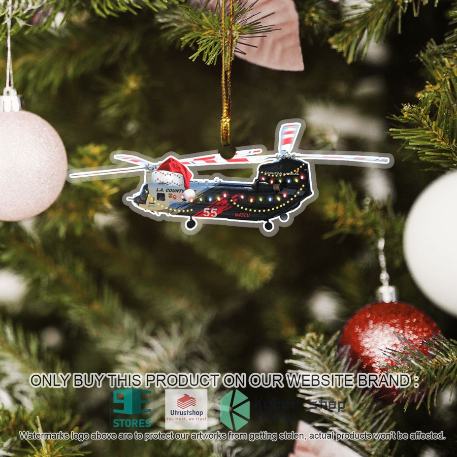 los angeles county fire department ch 47 christmas ornament 5 67093