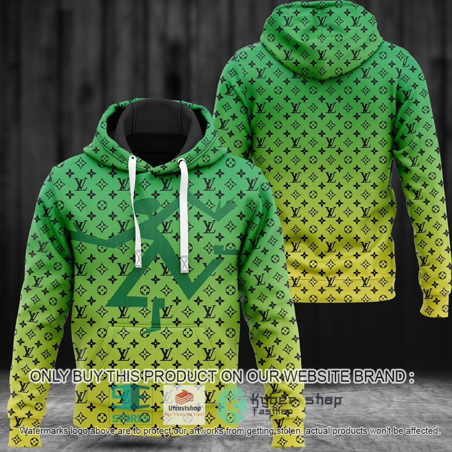 louis vuitton logo green 3d hoodie 1 74388