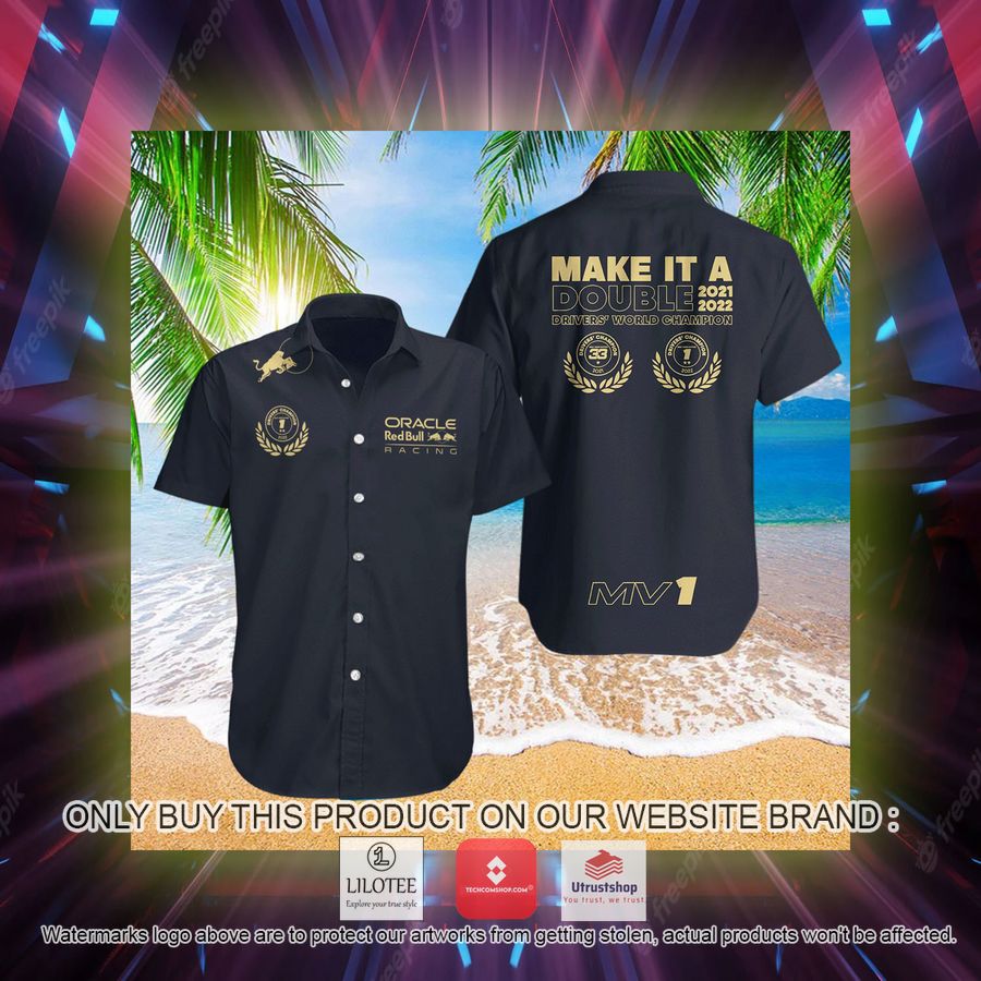 make it a double 2021 2022 drivers world champion navy hawaiian shirt 2 6702