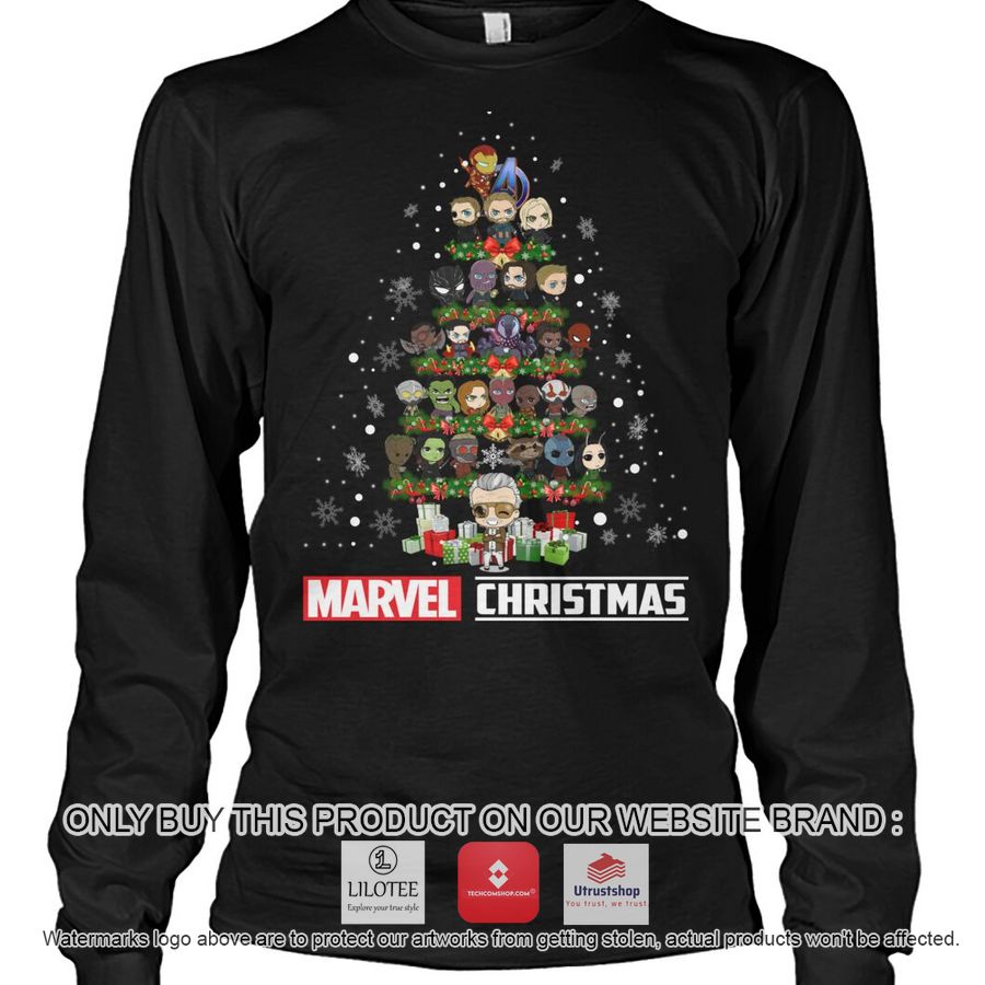 marvel christmas tree 2d shirt hoodie 4 24941