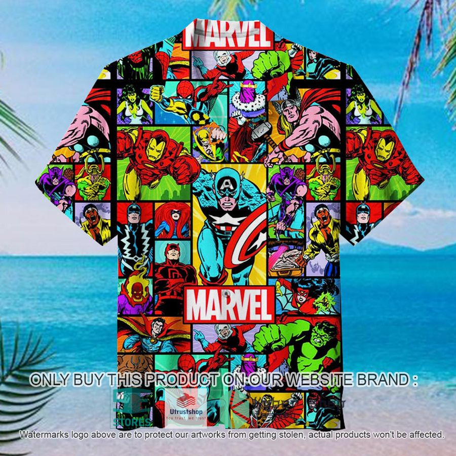 marvel comics characters hawaiian shirt 1 49625