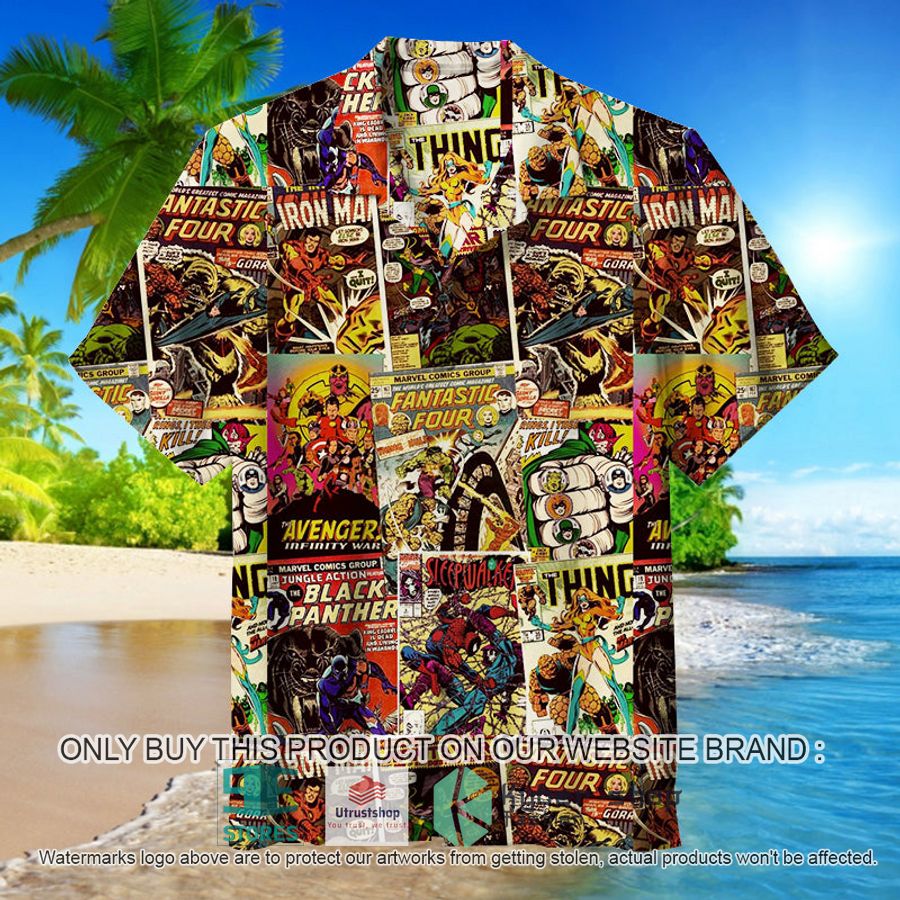 marvel comics covers collection hawaiian shirt 1 72486