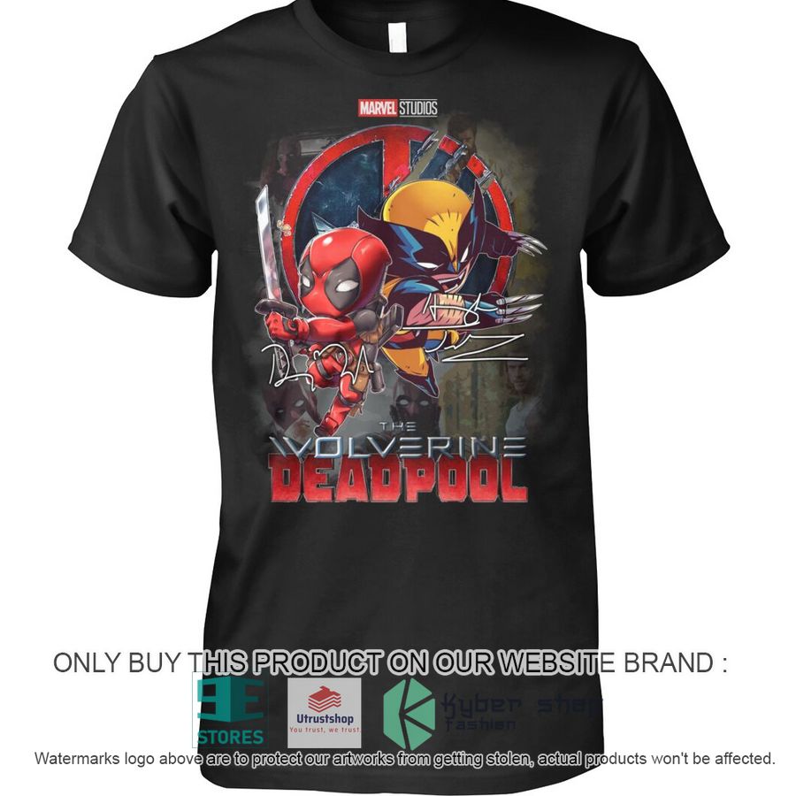 marvel the wolverine deadpool chibi 2d shirt hoodie 1 89555