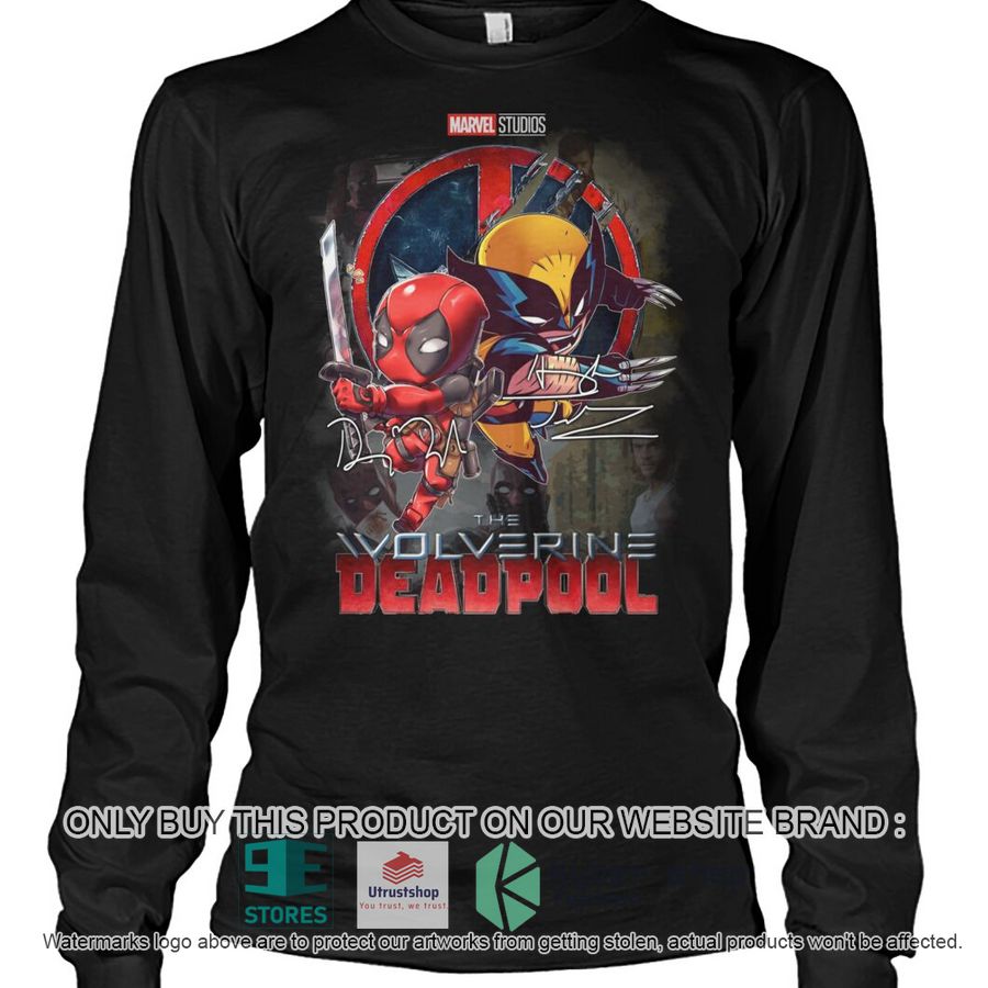 marvel the wolverine deadpool chibi 2d shirt hoodie 3 83451