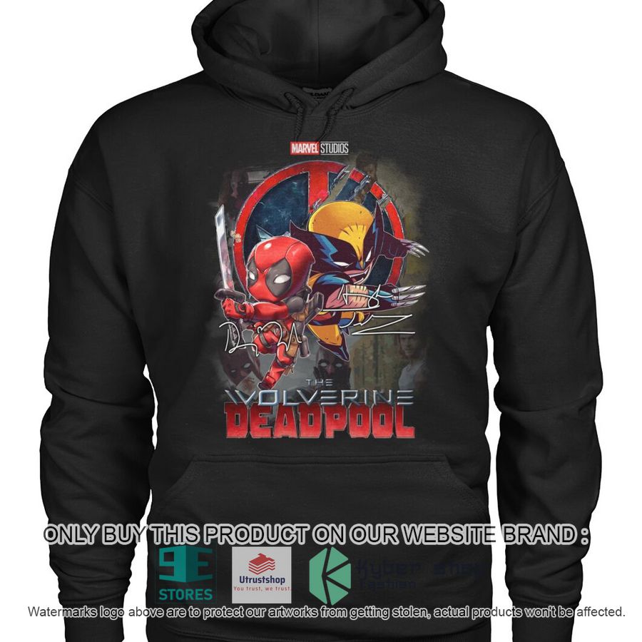 marvel the wolverine deadpool chibi 2d shirt hoodie 5 29906