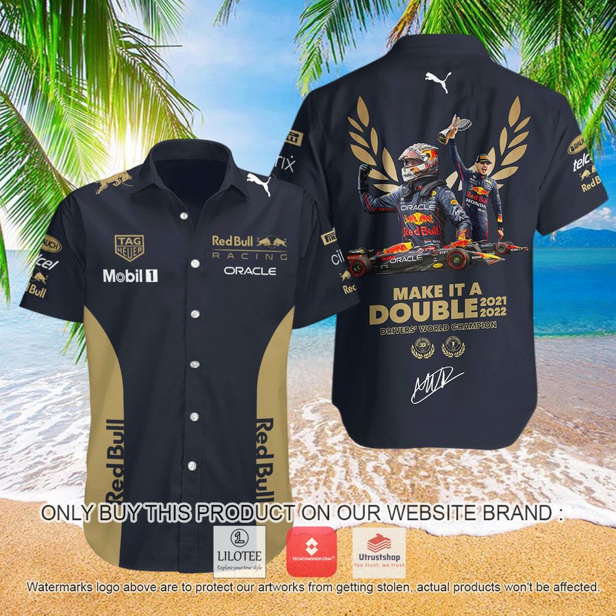 max verstappen make it a double 2021 2022 drivers world champion hawaiian shirt 1 31207