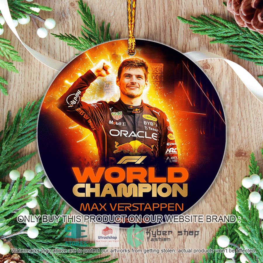 max verstappen world champion 2themax christmas ornament 1 9901