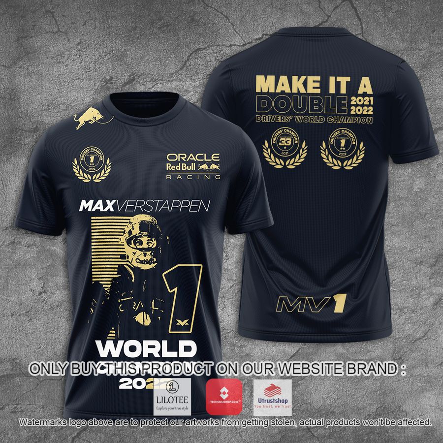 max verstappen world championship 2022 3d t shirt 1 32617