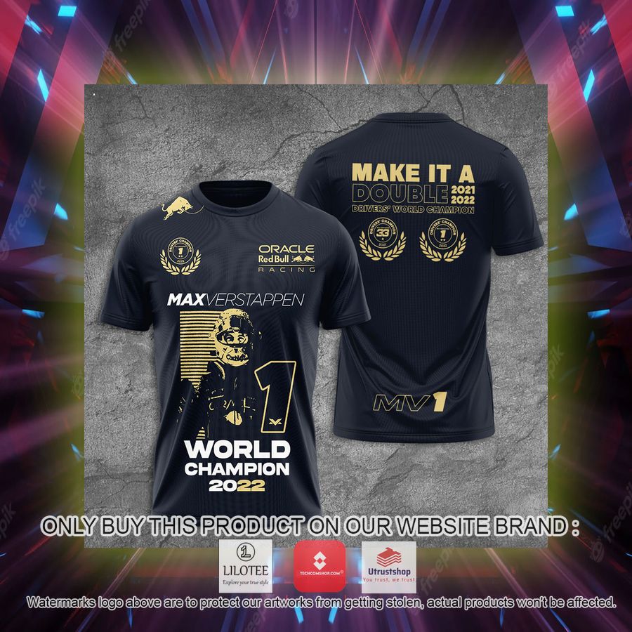 max verstappen world championship 2022 3d t shirt 2 71272
