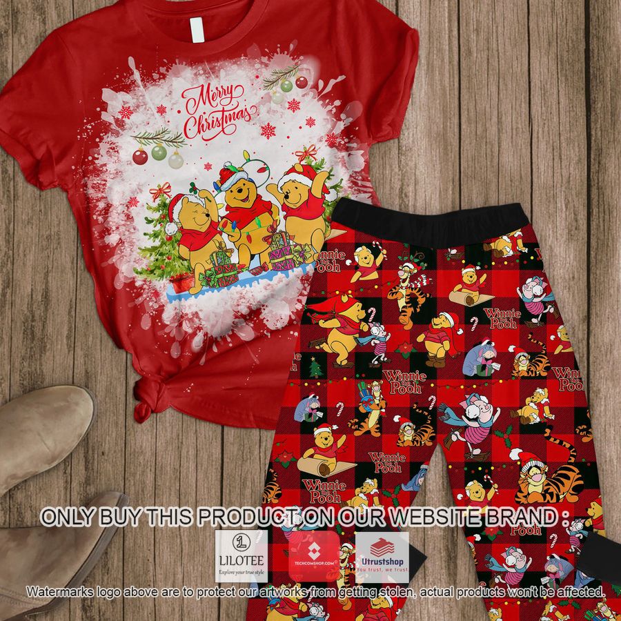 merry christmas winnie the pooh pajamas set 1 16397
