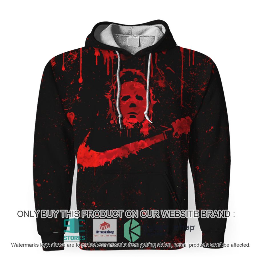 michael myers nike just the tip i promise black hoodie 1 12151