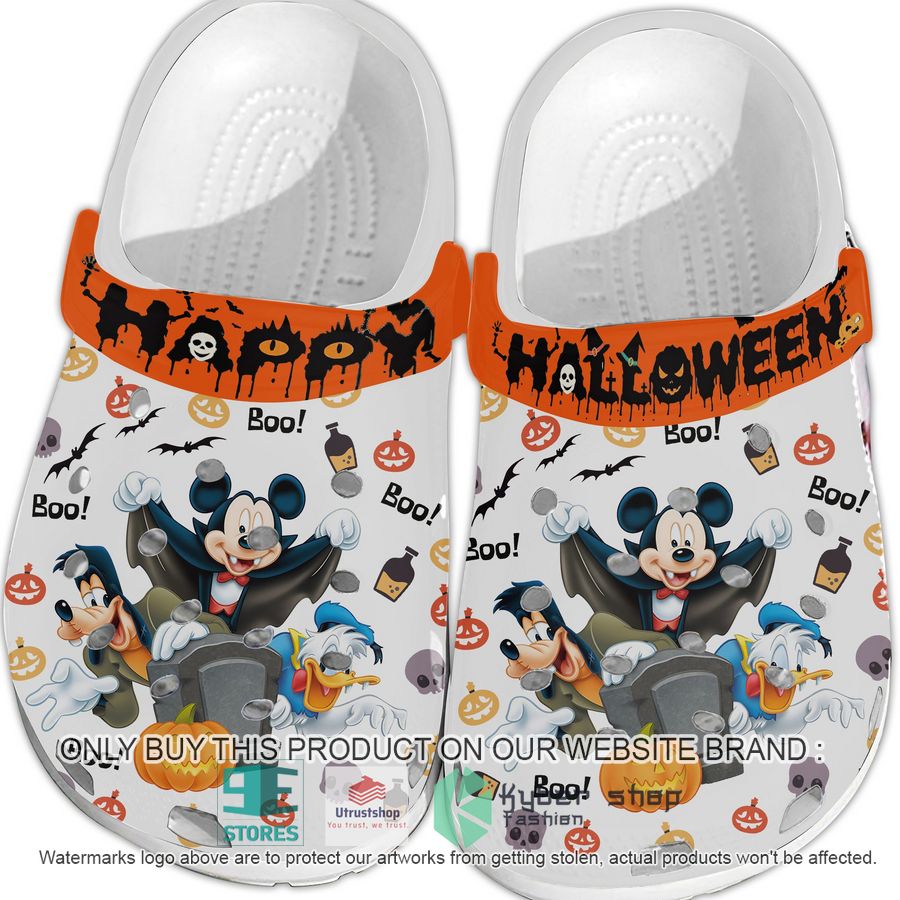 mickey donald goofy happy halloween crocs crocband shoes 2 80731