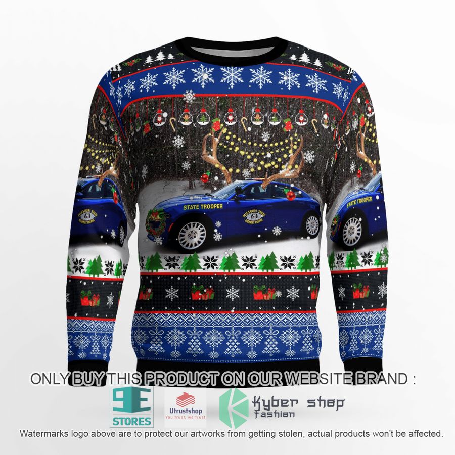 missouri state highway patrol christmas sweater 2 63820