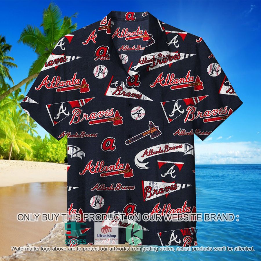 mlb atlanta braves logo hawaiian shirt 1 48613