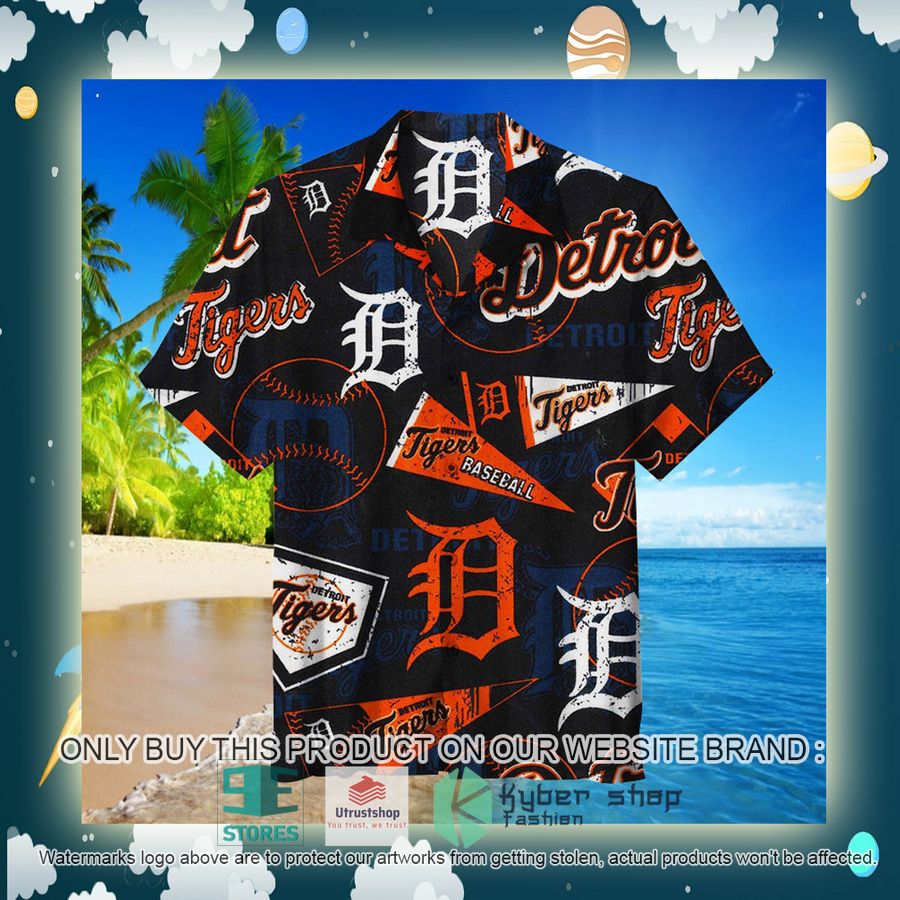 mlb detroit tigers logo hawaiian shirt 2 31864