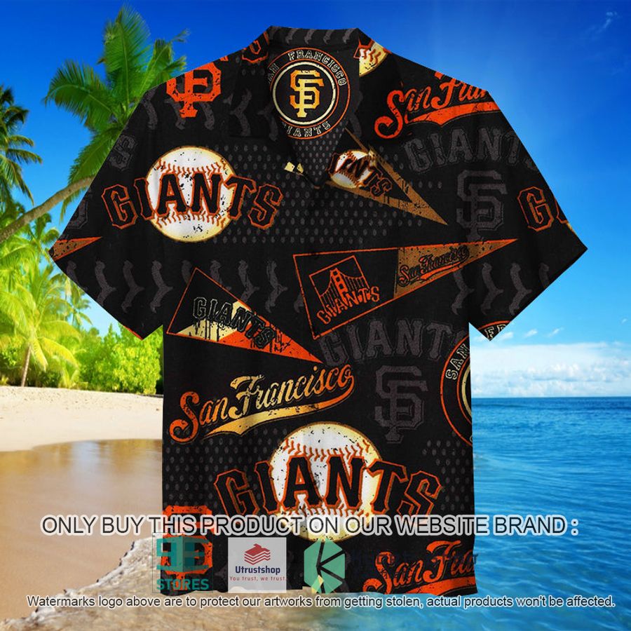 mlb san francisco giants logo hawaiian shirt 1 47789