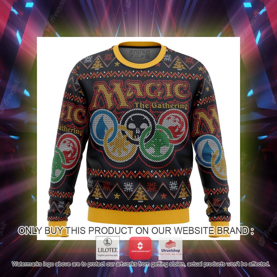 mtg magic the gathering knitted wool sweater 2 65126