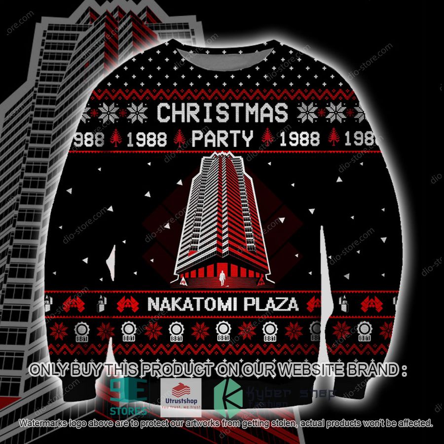 nakatomi plaza christmas party 1988 knitted wool sweater 1 40283