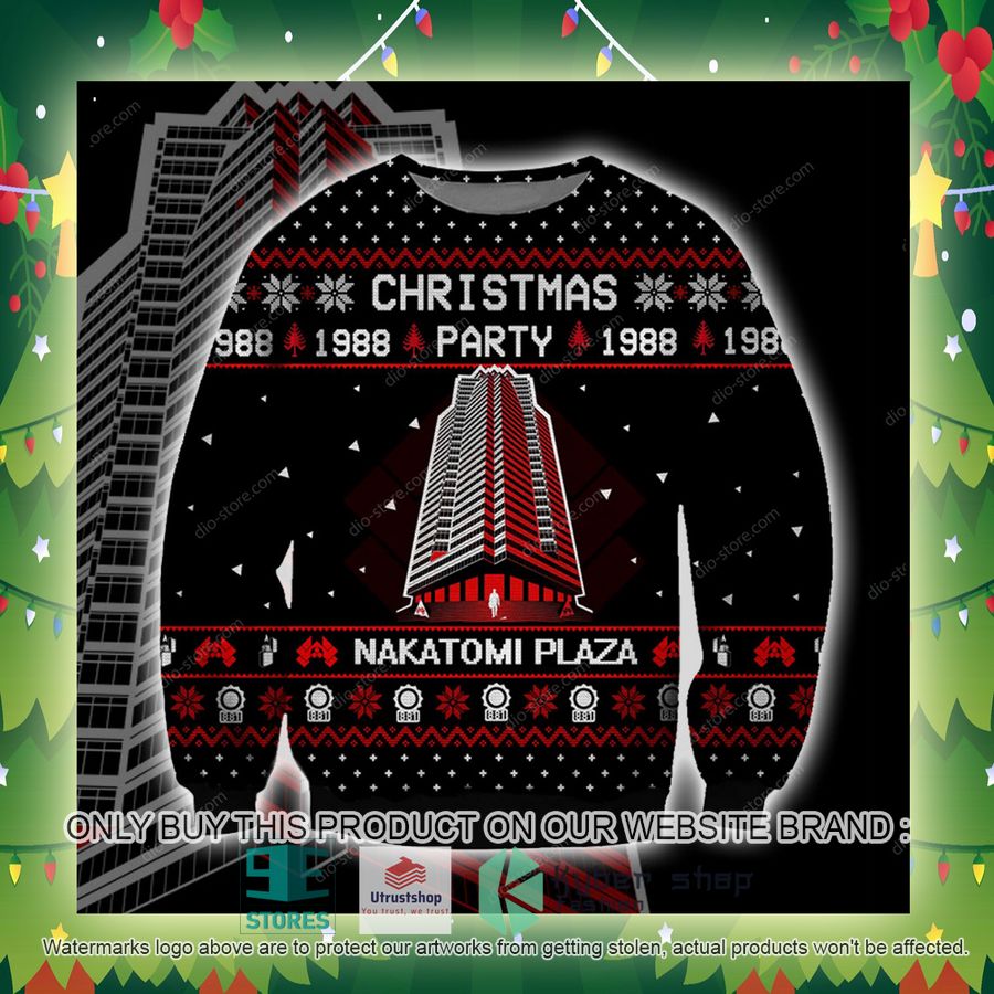 nakatomi plaza christmas party 1988 knitted wool sweater 2 46825
