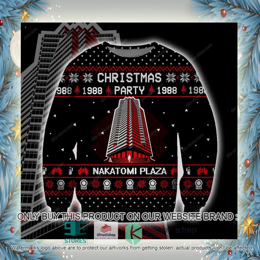 nakatomi plaza christmas party 1988 knitted wool sweater 4 2161