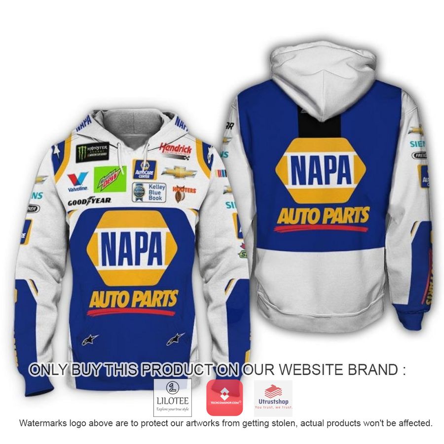napa auto parts chase elliott racing 3d shirt hoodie 1 89485