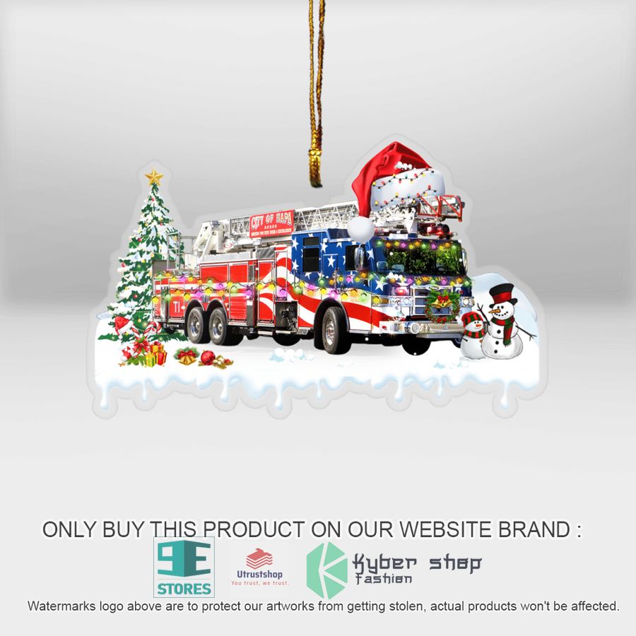 napa fire department christmas ornament 1 51767