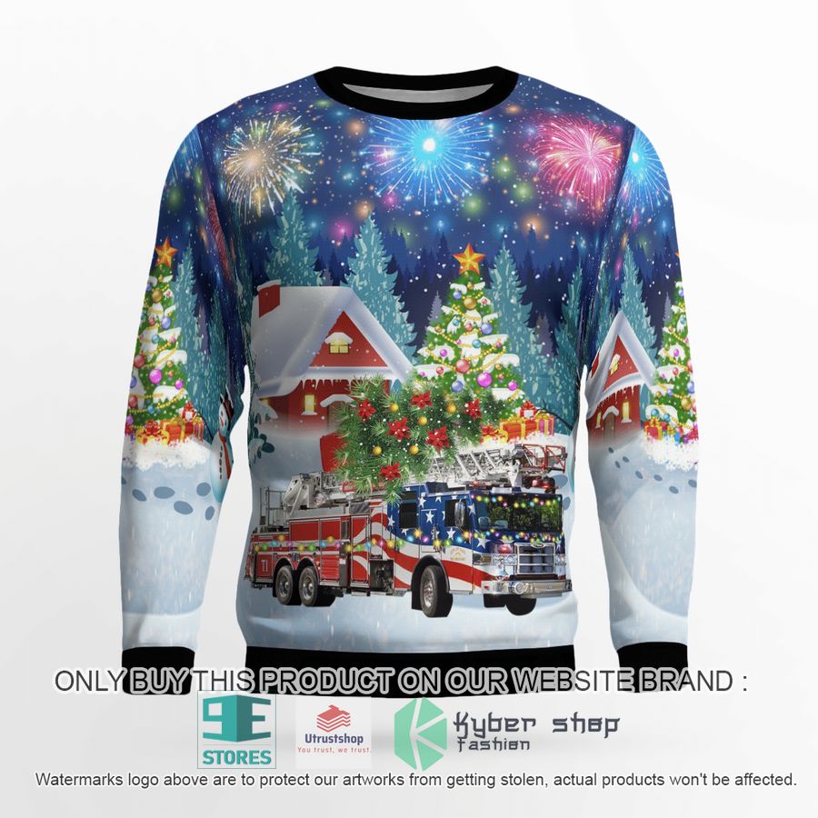 napa fire department christmas sweater 2 71354